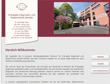 Tablet Screenshot of pdmg.de